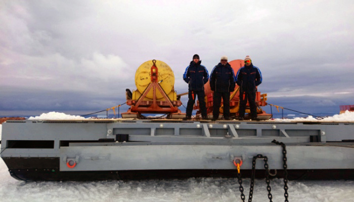 Успешно завершены испытания высокотехнологичных саней для Антарктики